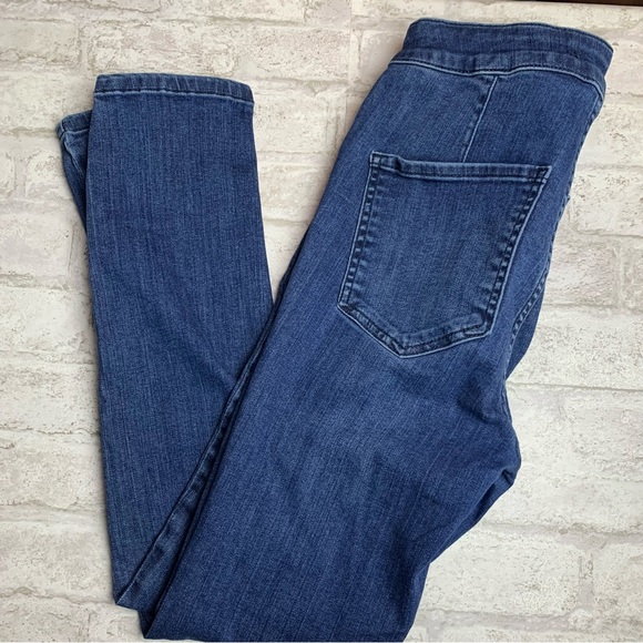 Free People Skinny Jeans Lace Up Close EUC Women’s 29 - Picture 3 of 9